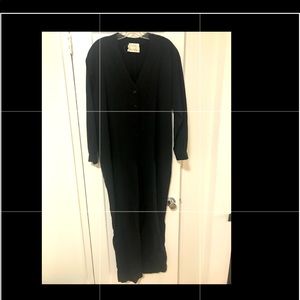 Wool jumpsuit with pocket EUC